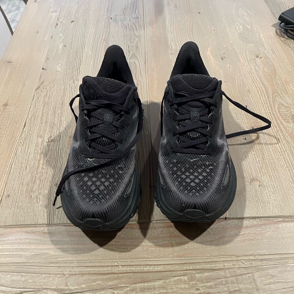 Men's Hoka Black Running Shoes 11 Wide